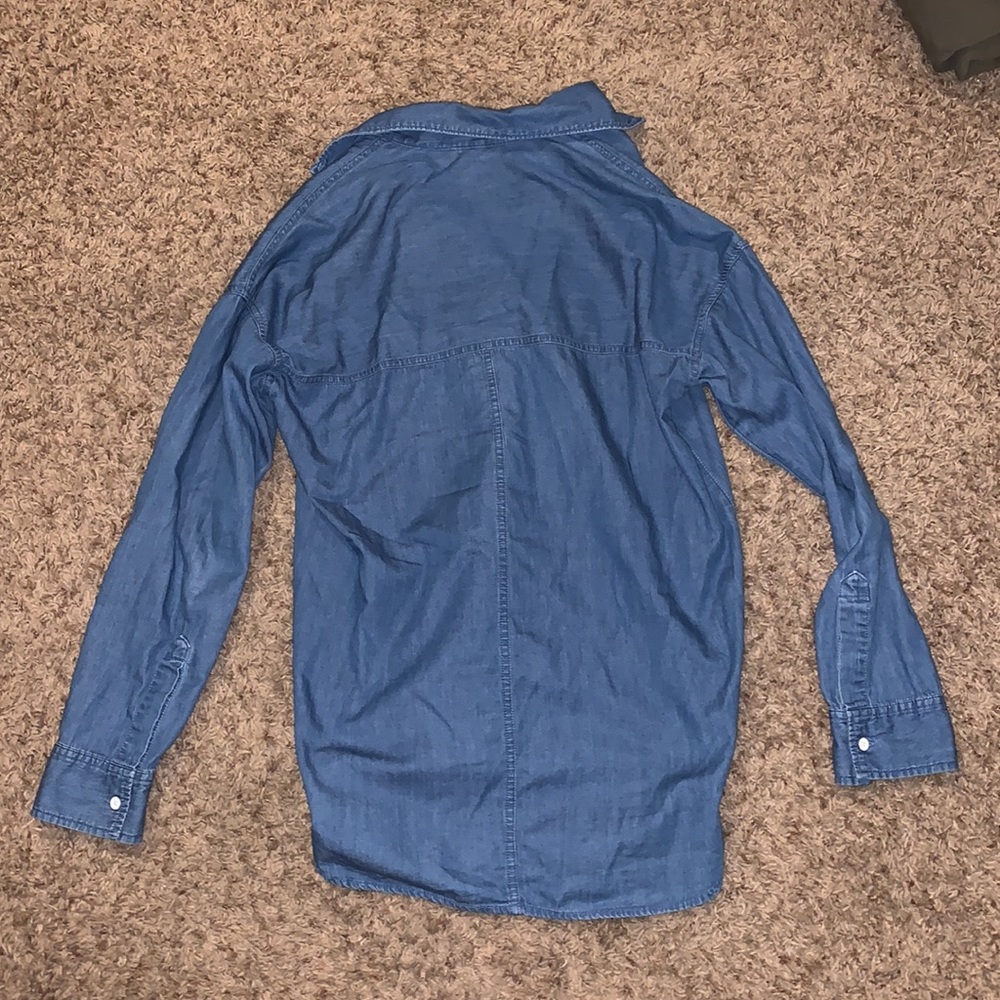 Denim Button Up - Picture 2 of 2